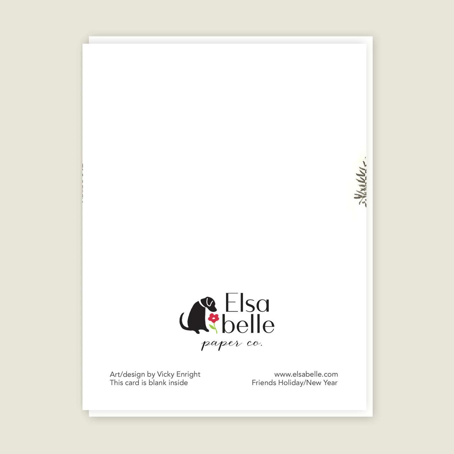 Friends Holiday/New Years Seasonal card