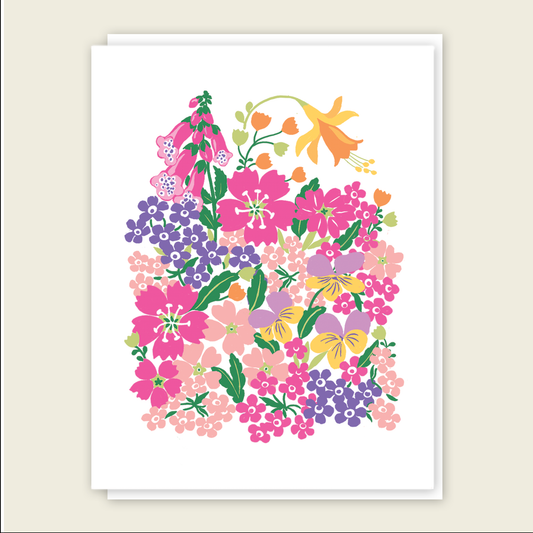 Garden Flowers Mini Card