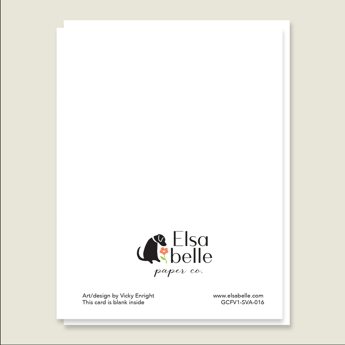 Flower Hearts Valentine Card, Seasonal