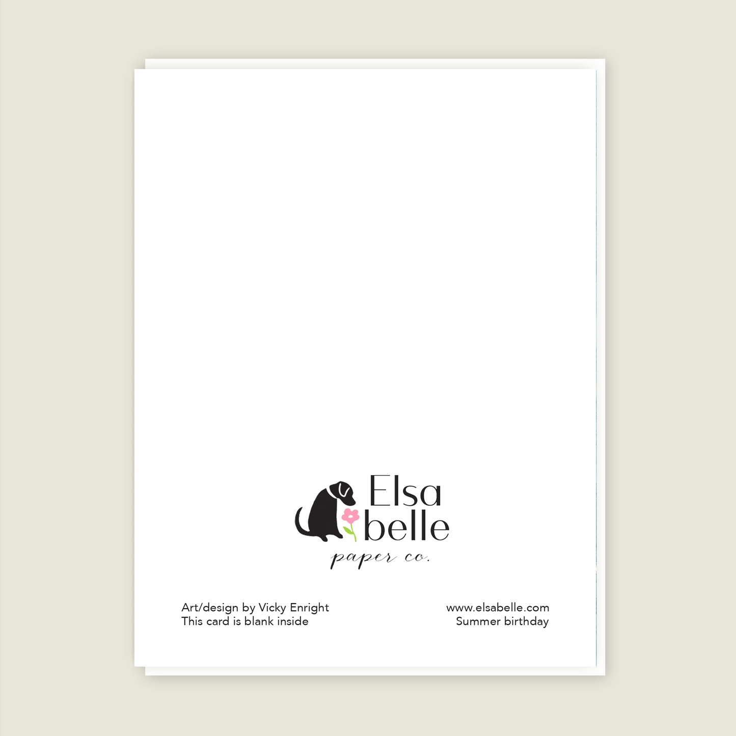 Summer Birthday Seasonal card