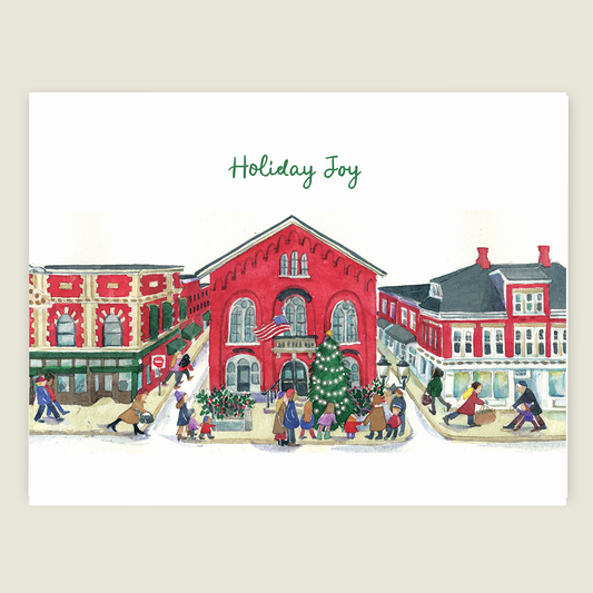 Town Christmas Seasonal card