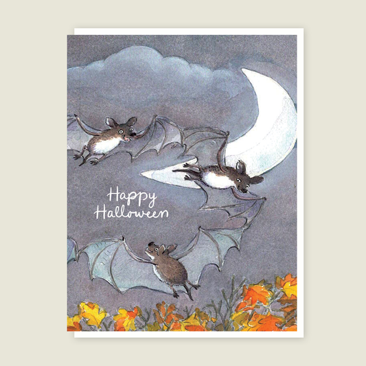 Halloween Bats Seasonal Card