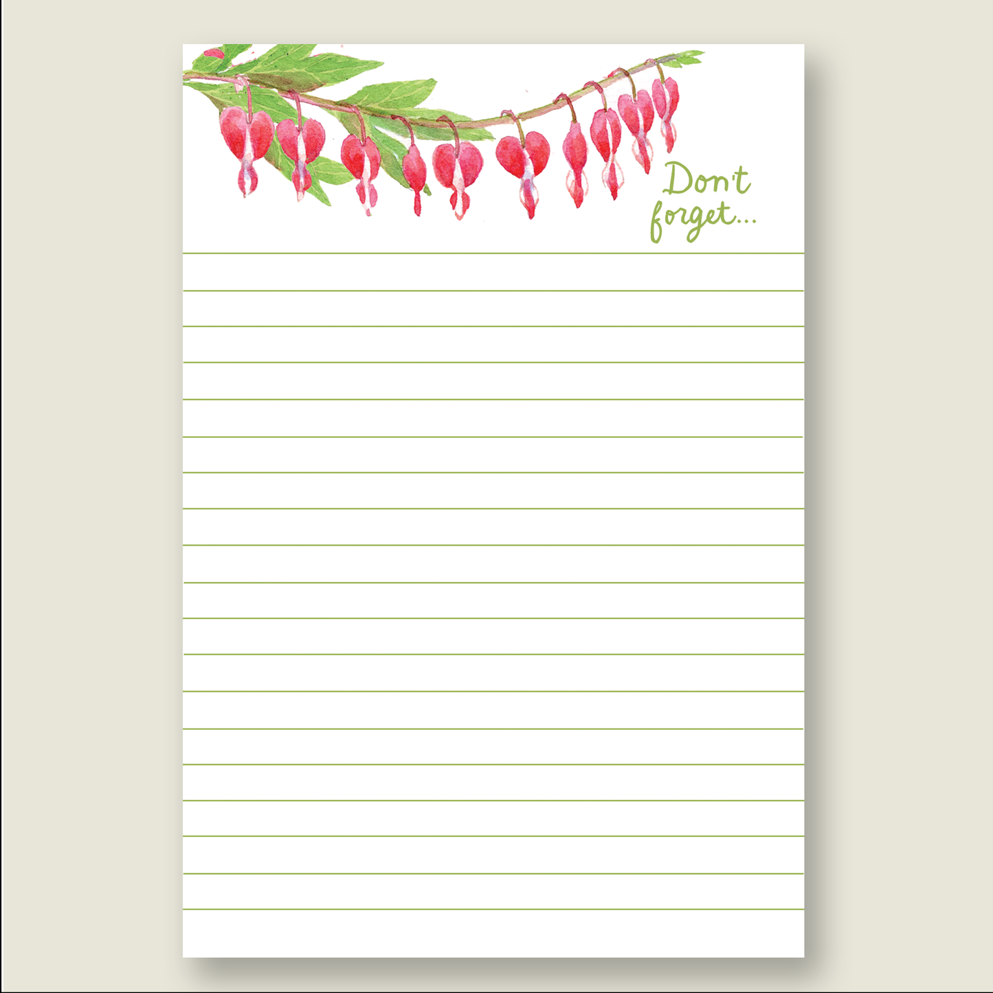 Bleeding Heart Notepad