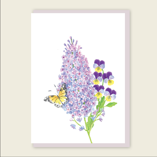 Butterfly Bush Mini Card