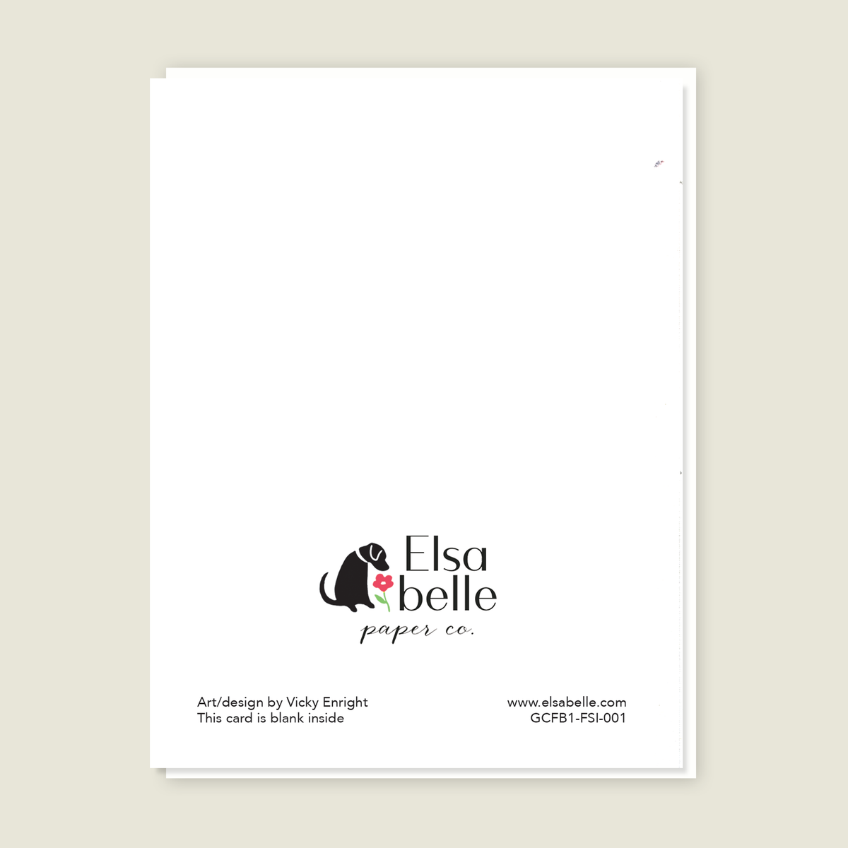 Fuchsia Blank Card