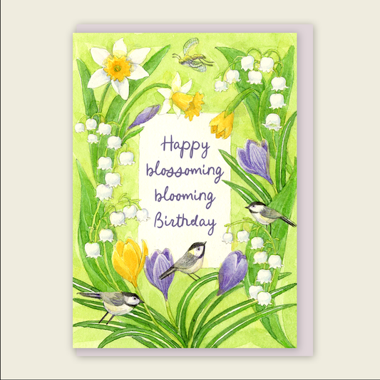 Spring Birthday Mini Card