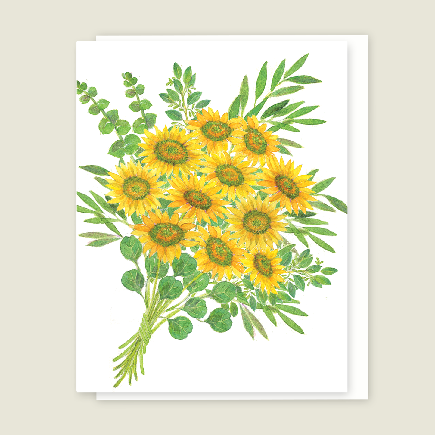 Sunflower Blank card