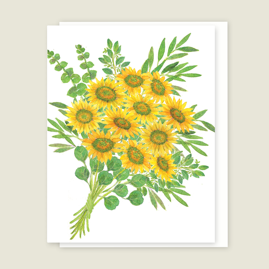 Sunflower Blank card