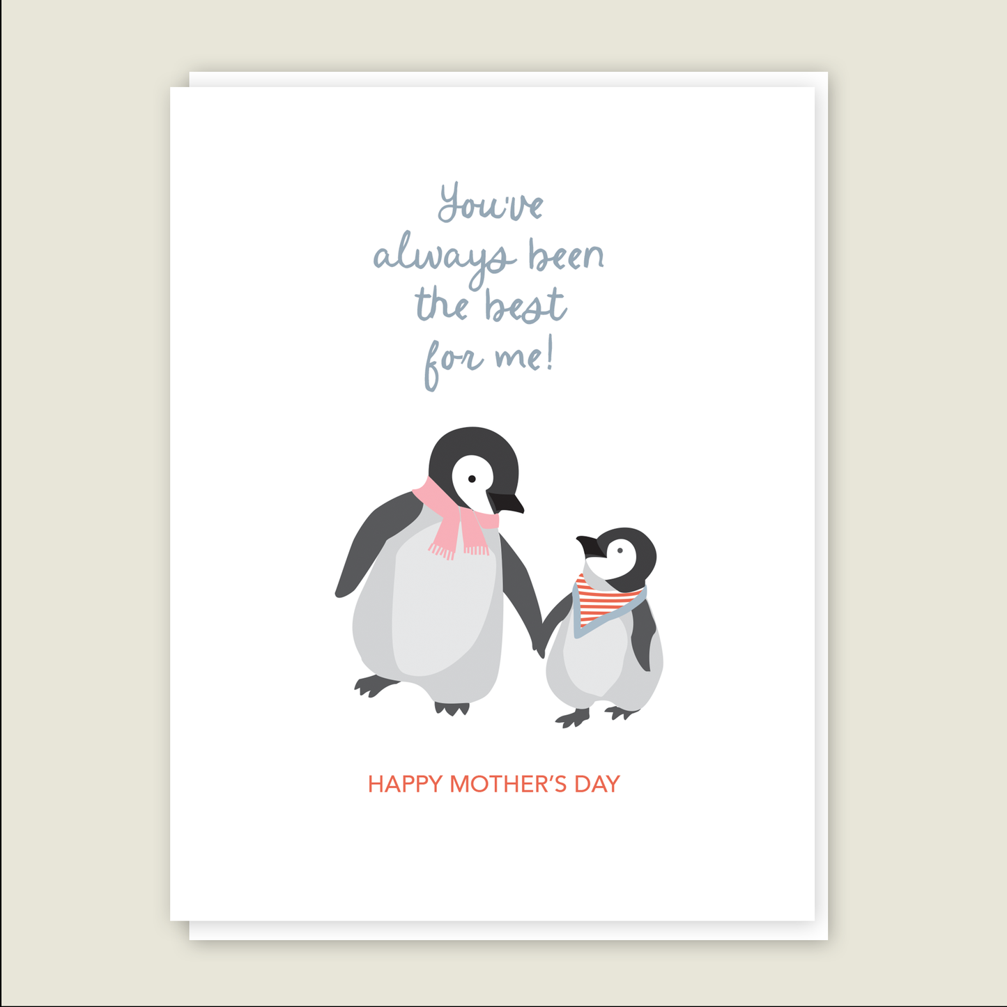 Penguin Mother's Day Seasonal Card