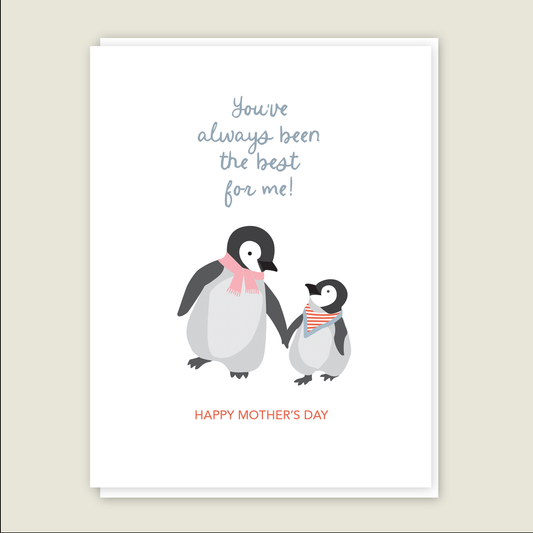 Penguin Mother's Day Seasonal Card