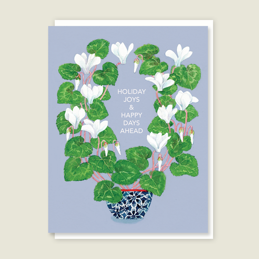 Cyclamen Seasonal Card