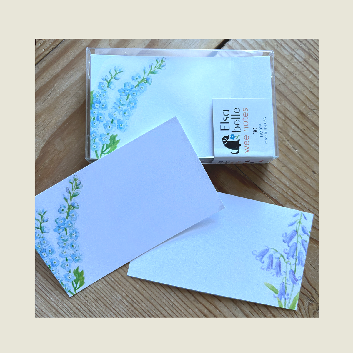 Elsabelle Wee Notecards - Elsie's Flowers