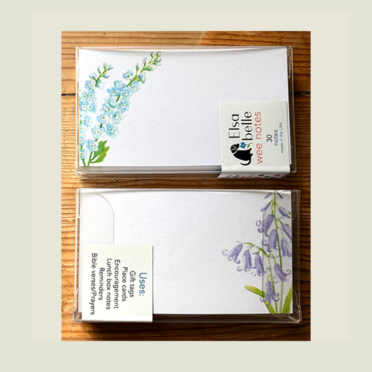 Elsabelle Wee Notecards - Elsie's Flowers