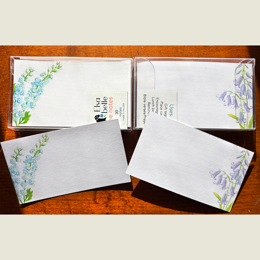 Elsabelle Wee Notecards - Elsie's Flowers