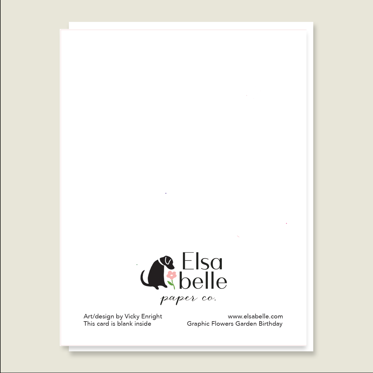 Graphic Garden Birthday Card