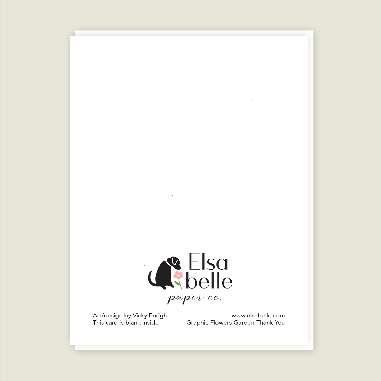 Garden Thank You card