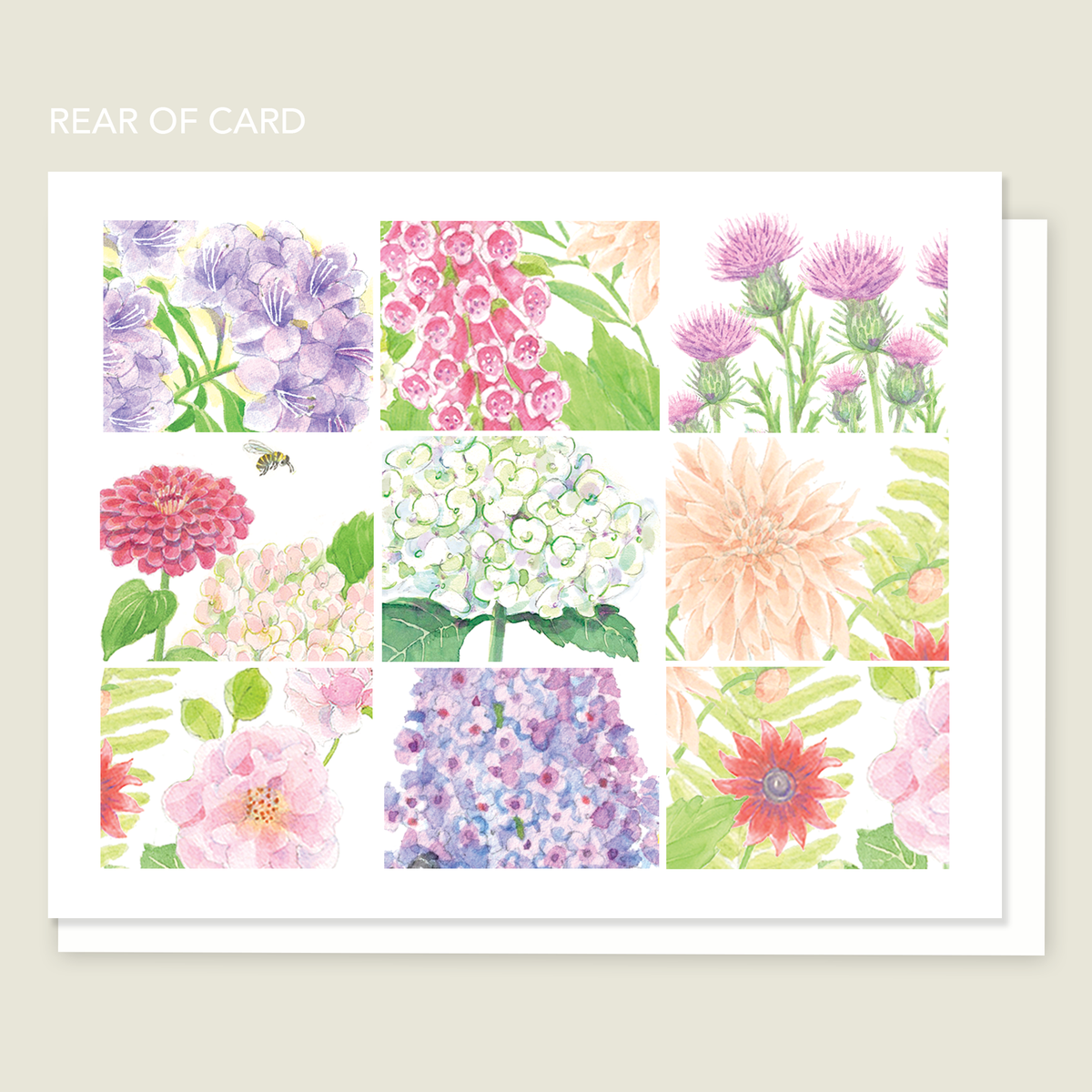 Patchwork Flowers Notecards
