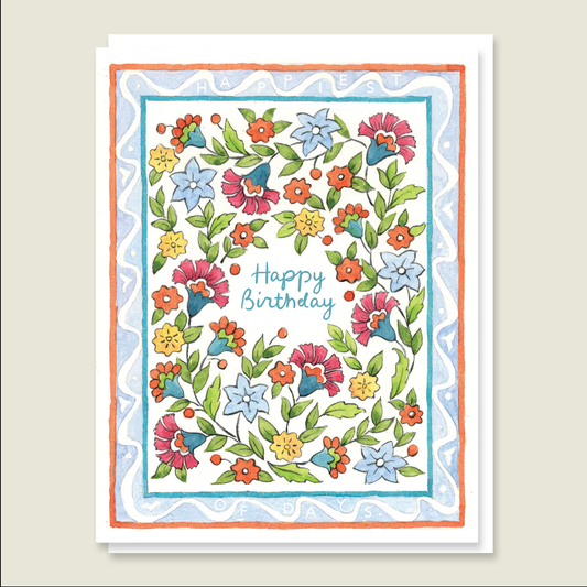 Floral Decorative Birthday