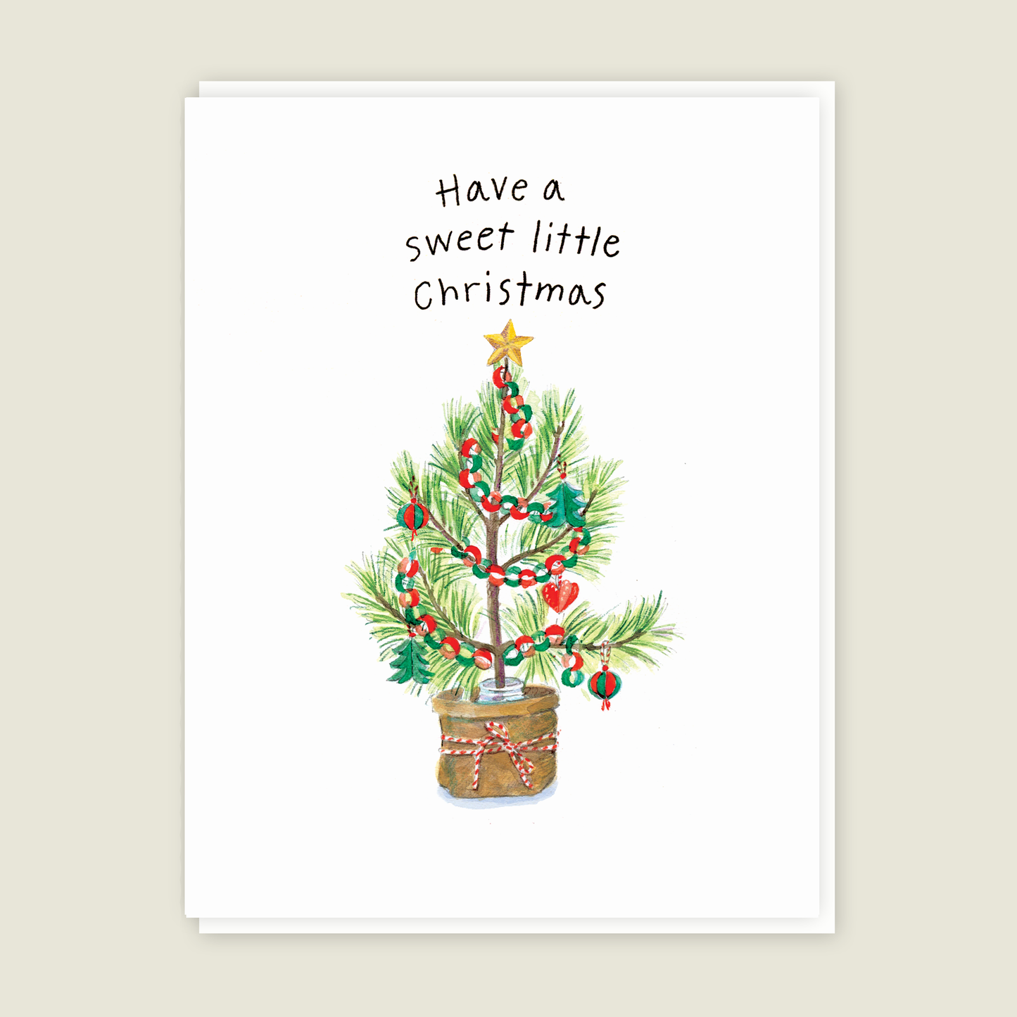 Sweet Little Christmas Tree Card