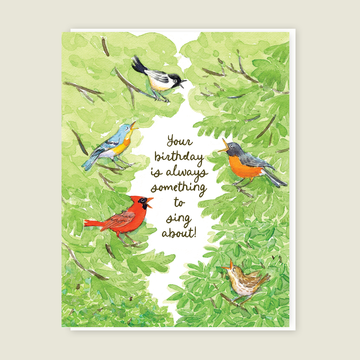 Singing Birds Card