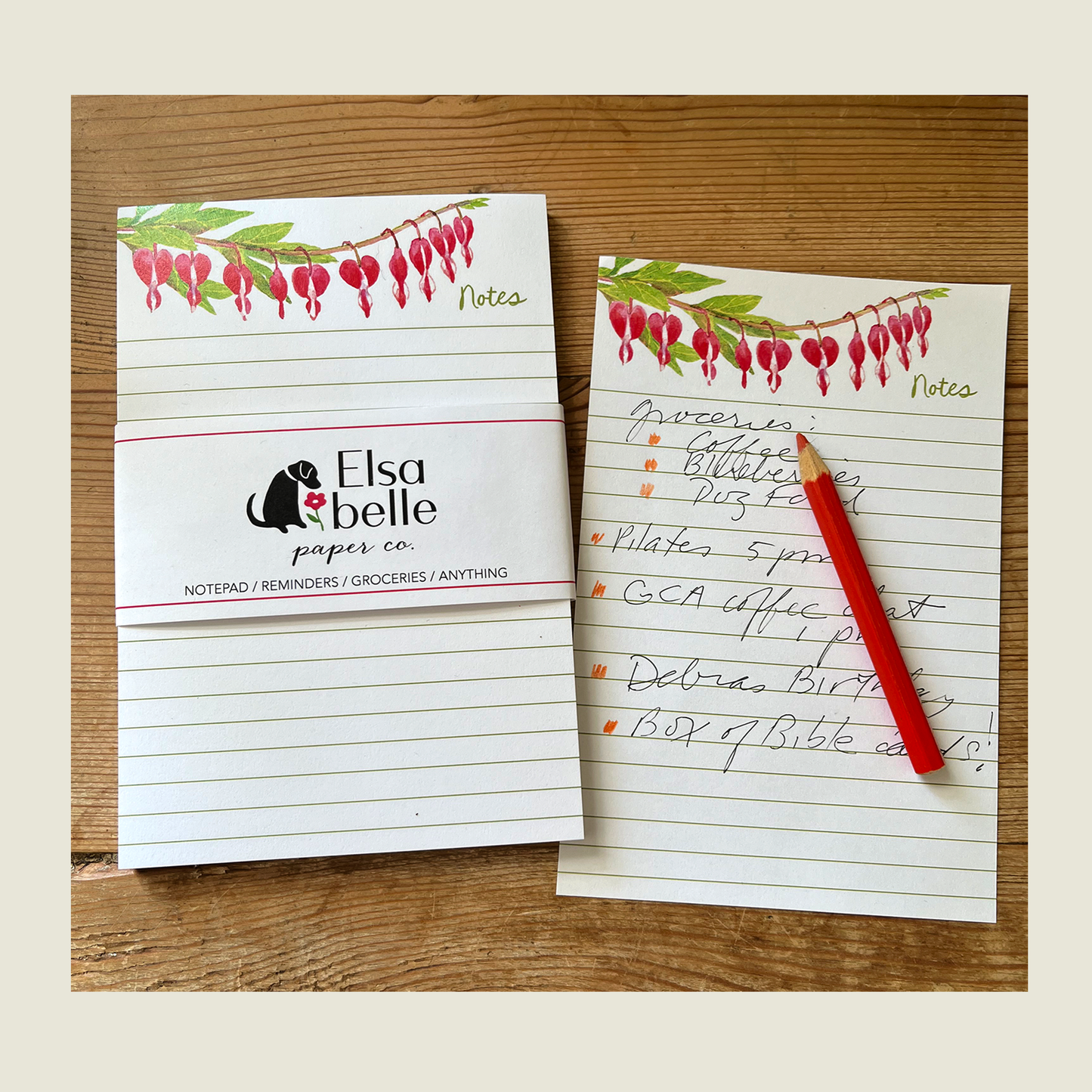 Bleeding Heart Notepad