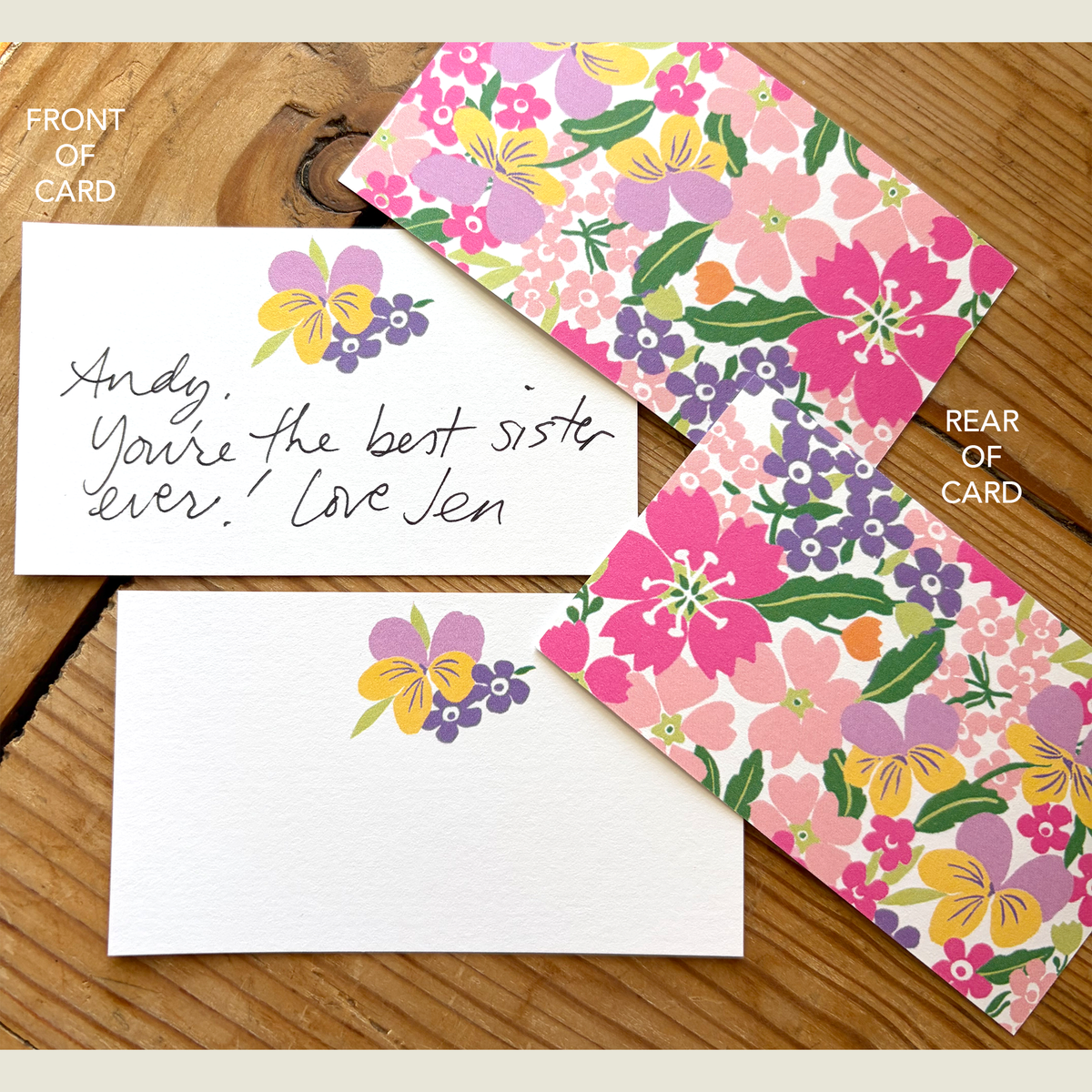 Elsabelle Wee Note Cards - Graphic Garden Design