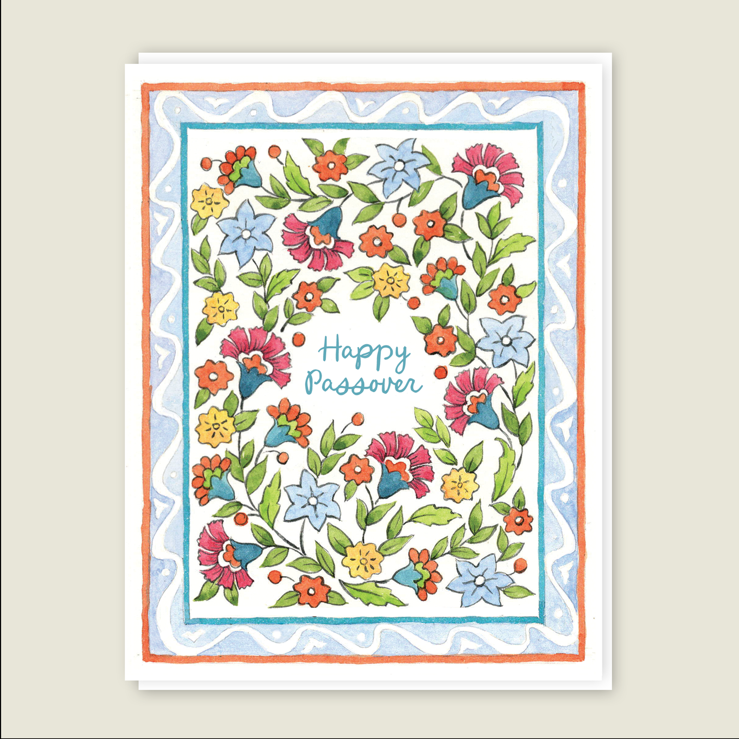 Passover Floral Seasonal Card
