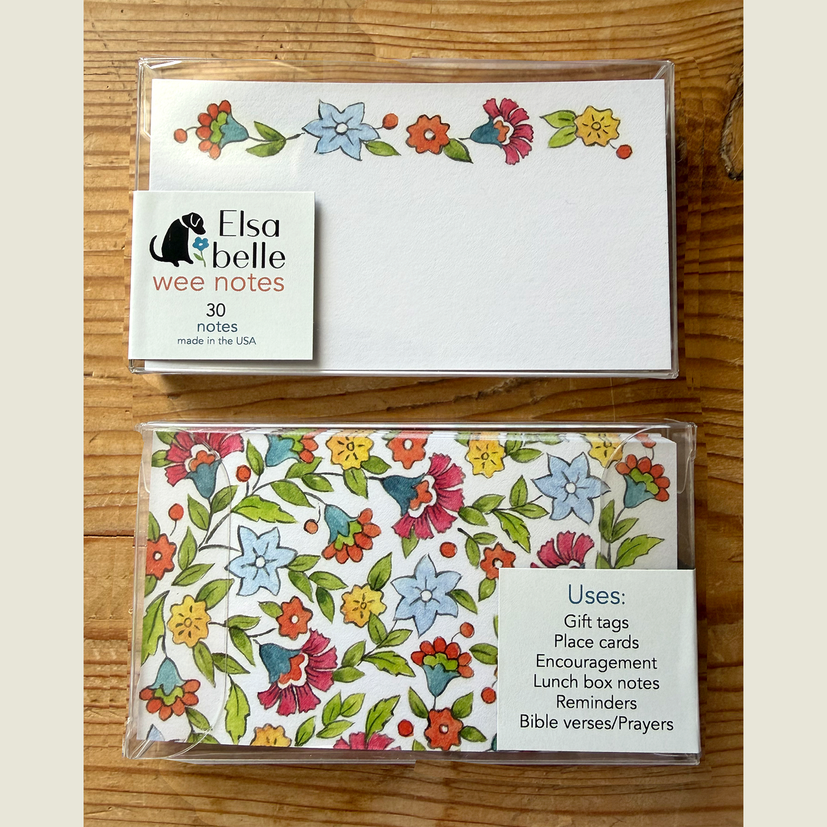 Elsabelle Wee Note Cards - Pottery Design