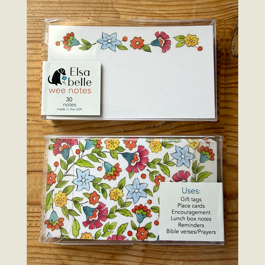 Elsabelle Wee Notecards - Pottery Design