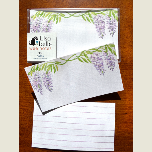 Elsabelle Wee Notecards - Wisteria Design